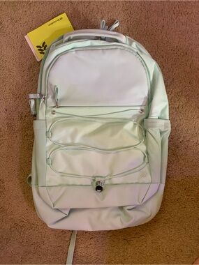 all in motion Mint Green unisex Backpack - Streamlined Everyday Pack